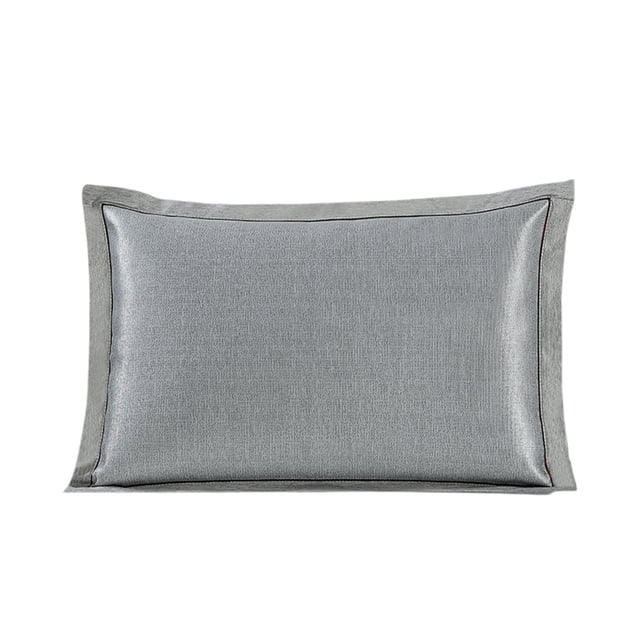 Fesfesfes Summer Ice Silk Pillowcase Cool Pillowcase Washable Cool Pillowcase Concise Queen Size Adult Pillowcase