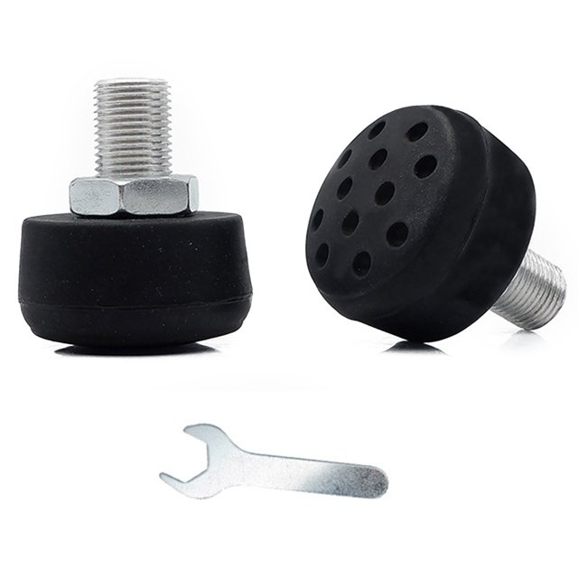 Lefu 2 Pcs Butées d'Orteils pour Patins à Roulettes Frein 15,2 mm 82 A Caoutchouc pour Patins à Roulettes