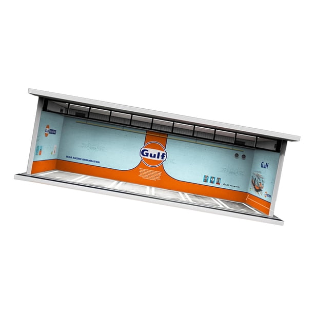 Vitrine de Voiture modèle, modèle de scène de Garage de stationnement - Jouet modèle de Garage de stationnement à échelle LED à l'échelle 1/24 - Espace de stationnement modèle de Voiture pour Vitrine de Voiture modèle, modèle de scène de Garage de stationnement - Jouet modèle de Garage de stationnement à échelle LED à l'échelle 1/24 - Espace de stationnement modèle de Voiture pour