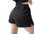 thumbnail image 2 of fastboy Femmes Jupes Courtes Robe Solide Cordon de Serrage Décontracté Mini-A-Line Mode Haute Taille Style Coréen d'Été pour les Sports Noirs, 2 of 6