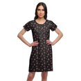 thumbnail image 1 of Moomaya Chemise de Nuit d'Allaitement à Patte de Boutonnage Imprimée pour Femmes, 1 of 5