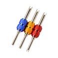thumbnail image 2 of KAKOWELY Core Wrench 3Pcs Aluminium Alloy Color Automobile Air Conditioning Wrench Core Remove Screwdriver (Colorful)2.95"X0.59"X0.59", 2 of 4