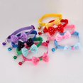 thumbnail image 4 of Collier pour Animaux de Compagnie Imprimé Noeud Papillon Réglable en Nylon Chien Cloche Arc Collier de Sangle pour Animal de Compagnie, 4 of 8