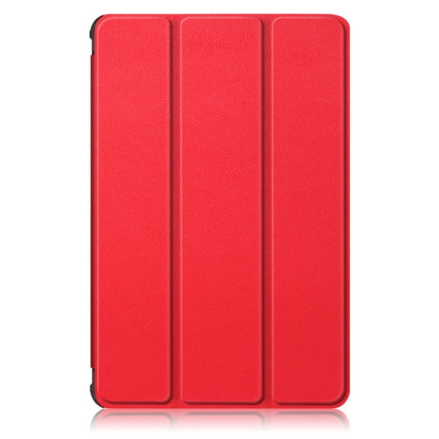 Étui Antichoc pour Samsung Galaxy tab s7 fe, Étui Pliable avec Support, Étui de Tablette pour Sam S8 Plus s7 Plus 12.4 Pouces S8 11 Pouces, Couverture Rouge tab S8 11 Pouces