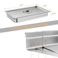 thumbnail image 1 of BeesClover Poêle d'Hôtel, Poêle de Table Vapeur Commerciale en Acier Inoxydable pour le Rangement des Aliments et le Service de Buffet, Durable et Facile à Nettoyer, 1 of 6
