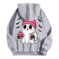 thumbnail image 5 of WEAIXIMIUNG Womens Sweatshirt Graphic Ladies' Letter Printed Hooded Sweatshirt, 5 of 5