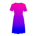thumbnail image 4 of Weiqiqre Robes pour Femmes Été Décontractées à Manches Courtes Col Ras du Cou Robes T-Shirt Amples Évasées Mini avec Poches, 4 of 4