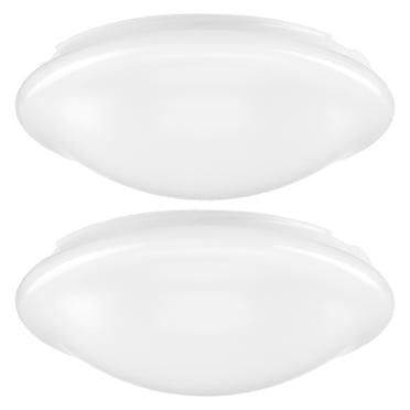 MIANGASTORE 2 Pcs Couverture de Lumière Led pour Plafond, Abat-Jour en Plastique, Couverture de Lumière de Salle de Bain, Couverture de Luminaire Ronde Led