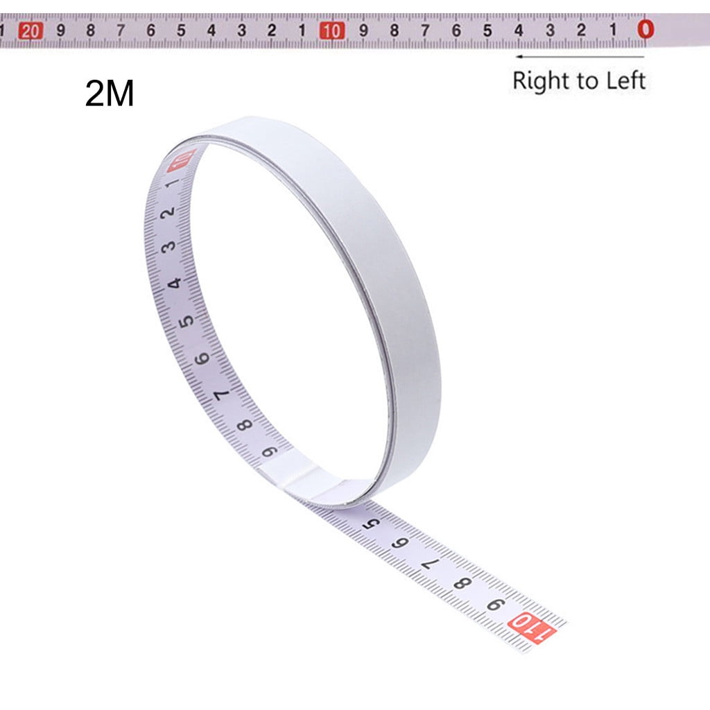 EGNMCR 1/2/3/5 M Self-Adhesive Measuring Tape Tape Measure Tape Measurements Self-sticking ruler
