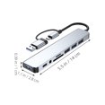 thumbnail image 2 of SKISUNO USB Extender Splitter USB Hub Compact Aluminum Alloy 1Pack for Computers Back to School, 2 of 8