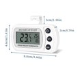 thumbnail image 3 of Estbridge Fridge Digital Fridge Mini Freezer With Large LCD Display Temperature 20 °C To 50 °C With Hook & Max/Min Function, 3 of 8