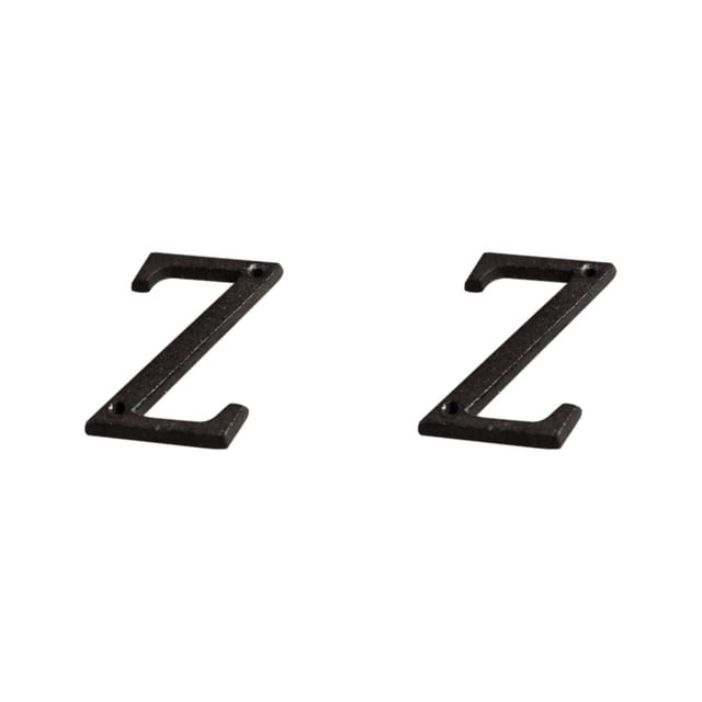 Youkk Iron Decoration Doorplate Durable And Rustproof Wide Application Not Easy To Fade Metal Metal Letters House Numbers B17--Z 2Set