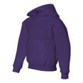 thumbnail image 2 of Jerzees Youth NuBlend Pull Over Hooded Sweatshirt, S, Deep Purple, 2 of 2