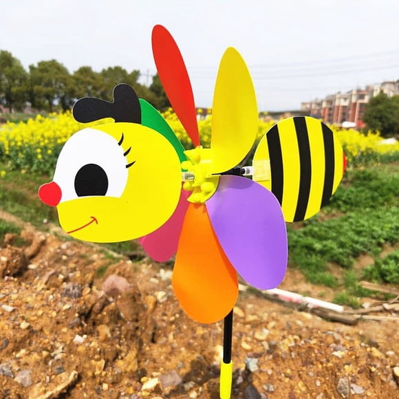 5 Pcs Colorful Sticky Windmill Art Kits for Kids 2-4 Years Old, DIY Mosaic Art Crafts Early Learning Games Handmade Art Kit for Preschool Toddlers Boys and Girls Ages