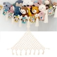 thumbnail image 4 of Plushie Net, Bohemian Style Easy Storage Stuffed Animal Hammock  For Storage Type 2 40.9x40.9x55.1in, 4 of 8