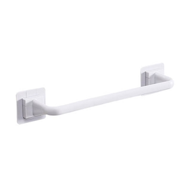 12.2 Inch Towel Bar - Self-Adhesive Bathroom Towel Rack, No Drilling Required, White