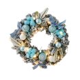 thumbnail image 2 of TIMIFIS Pre-Lit Artificial Christmas Wreath, With Balls And Plastic Flower, Bowknot, Rattan, Christmas Decorations for Home Front Door Window Xmas Tree Holiday Party, 2 of 6