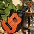 thumbnail image 4 of Children Can Pluck Strings And Play Yukrili Toys Beginners' Level Guitar Puzzle And Musical Instruments 17in Log color, 4 of 5