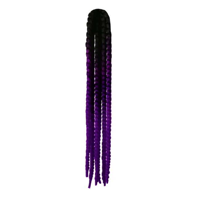 Motorcycle Personality Cool Motorcycle Balance Car Dirty Braid Helmet Braid Helmet Wig,A