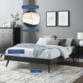 thumbnail image 4 of Modway Margo Queen MDF Wood and Rubberwood Platform Bed Frame in Black, 4 of 7