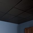 thumbnail image 4 of Genesis 2ft x 2ft Black Stucco Ceiling Tiles Waterproof Washable Fire-Rated PVC 12 Tiles, 4 of 7
