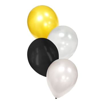 Way To Celebrate Multicolor Latex Pearl Balloons, 12 in, 50 Count