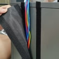 thumbnail image 3 of Home Office Hotel Floor Computer Laptop Cable Cover Tablet Charging Wires Nylon Protector Organizer Reusable Cables Management Floor Type 1m, 3 of 8