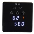 thumbnail image 4 of LEFU Touch Screen Sauna Temperature Controller AT-86 for Steam Bath Generator, Sauna Heater Control Panel with Adjustable Time & Temperature Settings, Black Plastic 8x8cm, 4 of 7