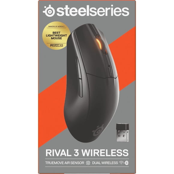 RIVAL 3 GEN2 WIRELESS MOUSE BLACK - PC