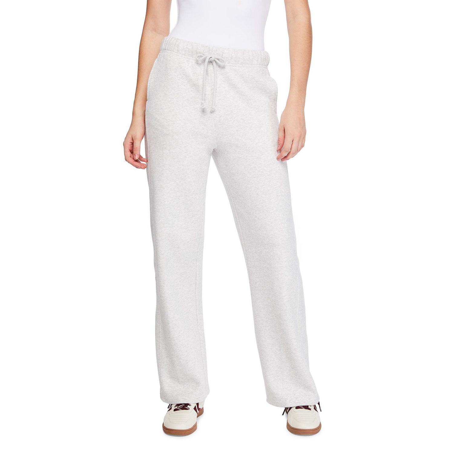 Pantalon de molleton à jambe large No Boundaries pour femmes