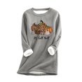 thumbnail image 2 of Blouses pour Femmes Mode Décontractée Manches Longues Col Rond Blouses et Chemises Chandails en Liquidation, 2 of 3