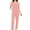Orange, variant on Clearance Horkkom Nurse Uniforms Women Set Solid Color Comfy Scrub Sets Short Sleeve V Neck Tops with Pockets Elastic Waist Long Pants Nursing Scrubs Sets Orange M