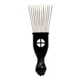 thumbnail image 2 of lionlar Afro Pick, Metal Hair Pick Comb, Detangle Braid Hair Styling Comb, Fist Hair A, 2 of 8