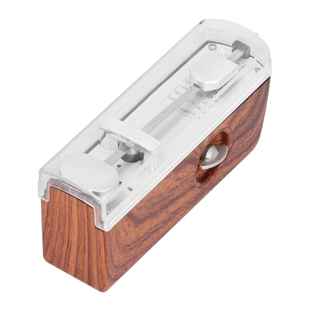 Piano Metronome, Mini Mechanical Metronome Soft Sound Tidy ABS Material For Ukulele For Guitar Burlywood