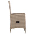 thumbnail image 2 of vidaXL 5 Piece Garden Dining Set with Cushions Beige, 2 of 5