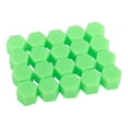 thumbnail image 1 of Youkk 20 Pieces/Set Car Wheel Hub Screw Cap Detachable Decorative Replacement 16mm Hexagonal Universal Tire Screws Guard Green, 1 of 1