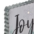 thumbnail image 4 of Northlight 12" LED Lighted 'Joy' Snowman Christmas Canvas Wall Art, 4 of 4
