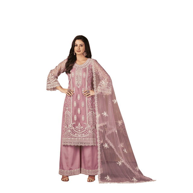 Ensemble de Sharara Indien Cousu Kurtis Salwar Costume de Designer Tenue de Fête Kurta Robe