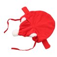 thumbnail image 4 of Pet Christmas Cloak, Hair Protection Cute Soft Fabric Dog Cape Clothes Skin Friendly Hooded  For Cat For Outdoor Red XS, 4 of 8