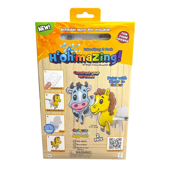 H2Oh’mazing Take-Along 2 Pack - Farm Friends - Horse & Cow