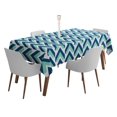 thumbnail image 1 of Vargottam Indoor/OutdoorTablecloth58x82 Inch RectangleTablecloth avec trou de parapluie et zip-Table imperméableTableTableTableTable-Couvre-coussins pour arrière-cour Rectangulaire-Royal Blue, 1 of 5