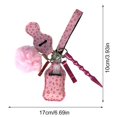 thumbnail image 4 of Safety Keychain Set Portable Faux Leather Wristlet Keychain Pendant Keychain, 4 of 4
