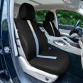 thumbnail image 2 of Universal Fit Car Seat Cover – Full Set of Automotive Seat Covers, Minimalist Flat Cloth Seat Protector for Cars, Trucks, SUVs and Vans, Washable Seat Cover, 2 of 5