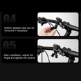 thumbnail image 4 of LJNYFDC Computer Base Replacement Adjustable Bike Computer Mount Front Cycling Computer Extension Bracket Integrated Handlebar Holder for Road Bikes, 4 of 7