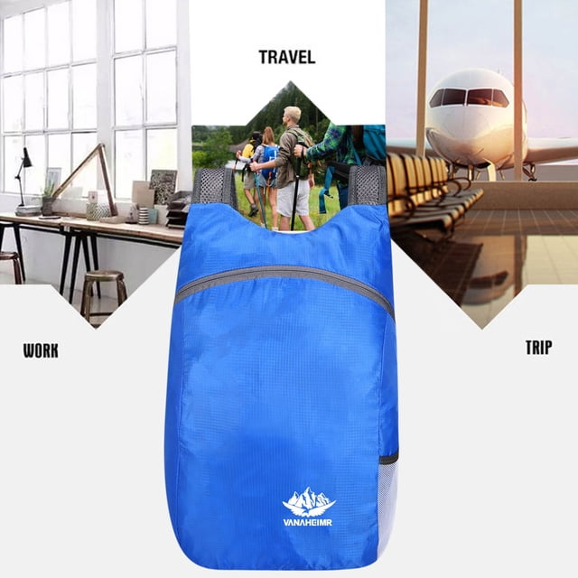 HOARBOEG Sac à Dos de Randonnée Léger et Pliable, Sac de Jour de Randonnée, Sac à Dos Léger et Pliable pour Voyage Camping Extérieur
