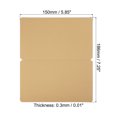 thumbnail image 2 of Unique Bargains Blank Greeting Cards,50pack Decor Foldable Card,Gold Tone Pearlescent Paper, 2 of 5