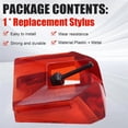 thumbnail image 3 of Replacement Stylus Replace Stylus ATXP5 Turntable LP Vinyl Record Phonograph Red ATXP5, 3 of 7