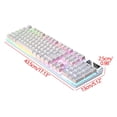 thumbnail image 2 of Gaming Keyboard Mechanical,Gaming Keyboard Usb Wired Floating Keyboard, Ergonomic Water-Mechanical Feeling Keyboard, Ultra-Slim Led Backlit Keyboard for Desktop, Compute,Rgb Gaming Keyboard, 2 of 5