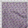 thumbnail image 4 of oneOone Georgette Viscose Purple Fabric Florals Sewing Craft Projects Fabric Prints By Yard 42 Inch Wide, 4 of 4