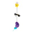 thumbnail image 2 of Tachiuwa Door Hanging Mouse Cat Toy Door Frame Interactive Toy for Kitty Play Chasing Violet, 2 of 9